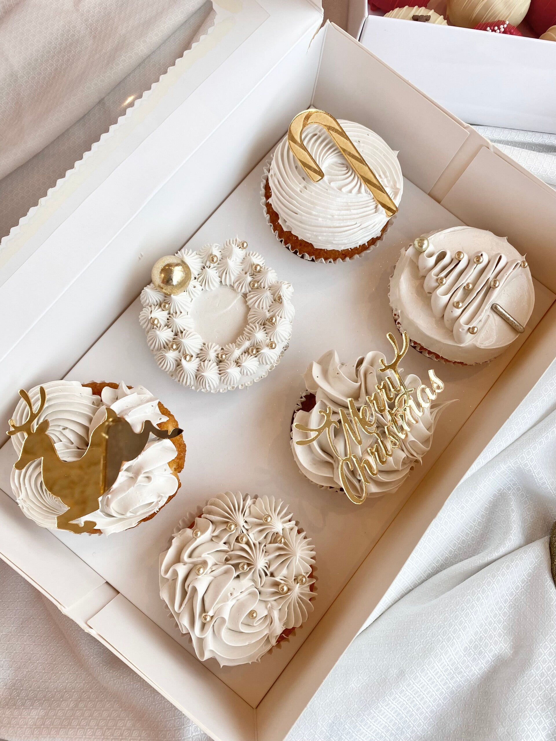 Christmas Cupcake Box