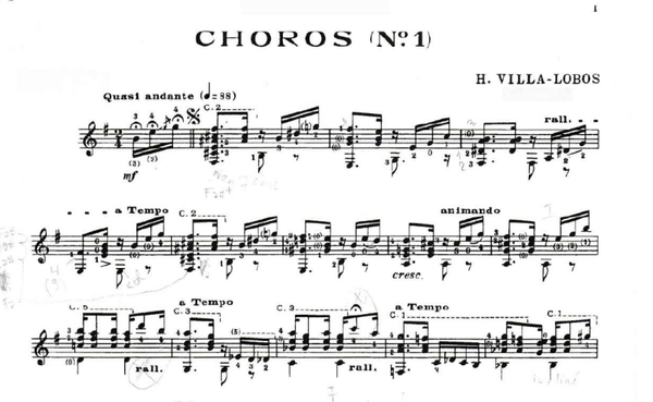 Choros No 1 - Heitor Villa Lobos