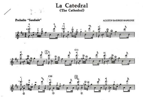 La Catédrale - Augustin Barrios Mangoré