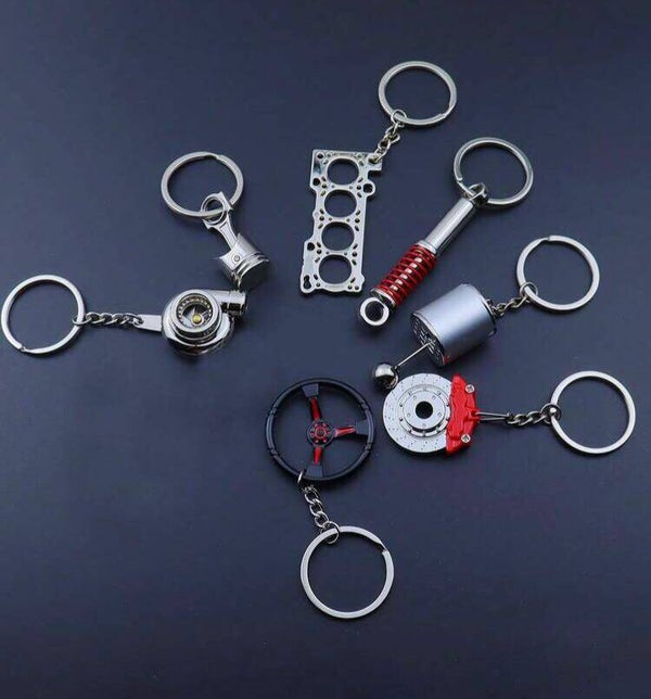 Portachiavi pezzi automobilistici