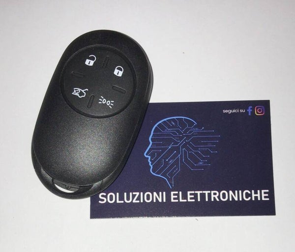 Guscio radiocomando a 4 tasti