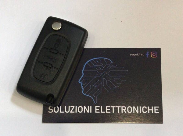 Guscio radiocomando Peugeot 3 tasti