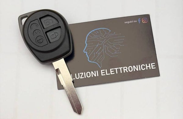 Guscio radiocomando a 2 tasti con lama