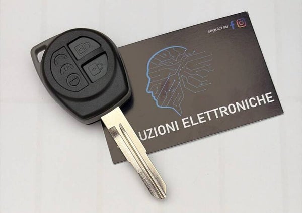 Guscio radiocomando a 2 tasti con lama