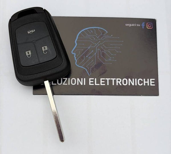 Guscio radiocomando a 3 tasti con lama HU100