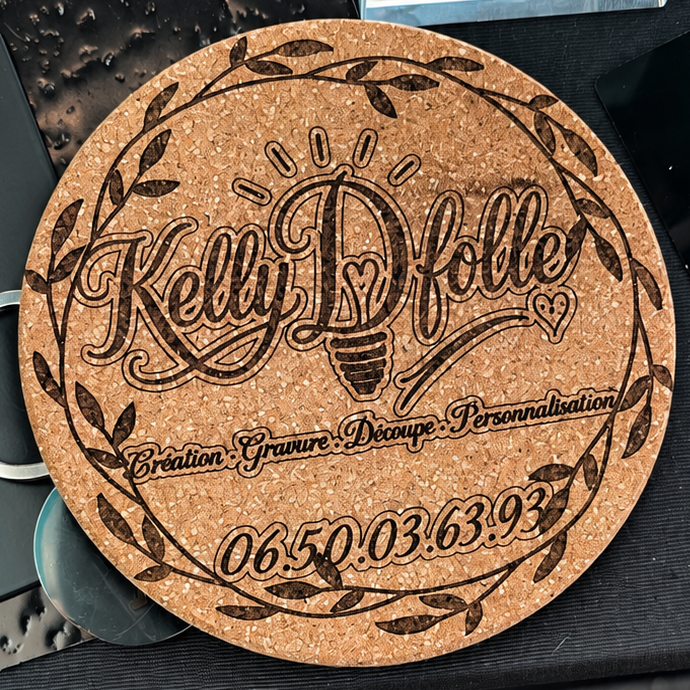 Sous-verres en liège lot de 4