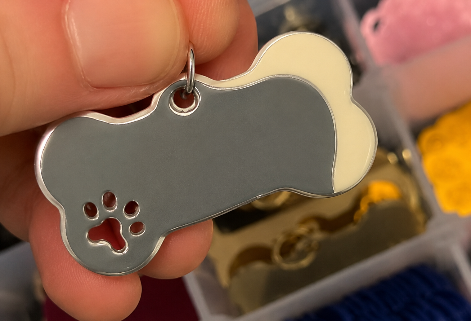 Médaille pour chien en acier inoxydable