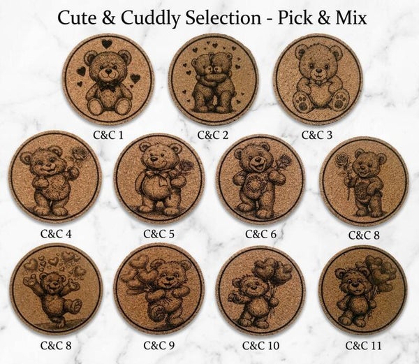 Cute & Cuddly Selection Bundle Set of 4