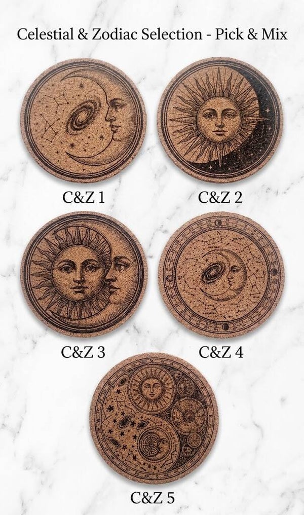 Celestial & Zodiac Bundle Set of 4