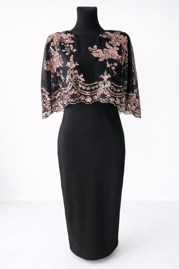 Elegancka sukienka damska w klasycznej czerni S/M