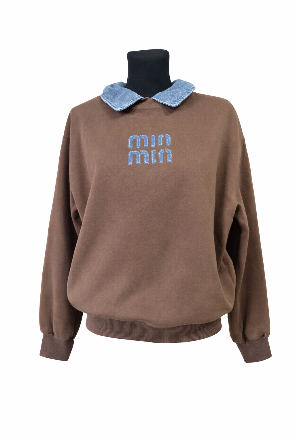 Bluza oversize brąz