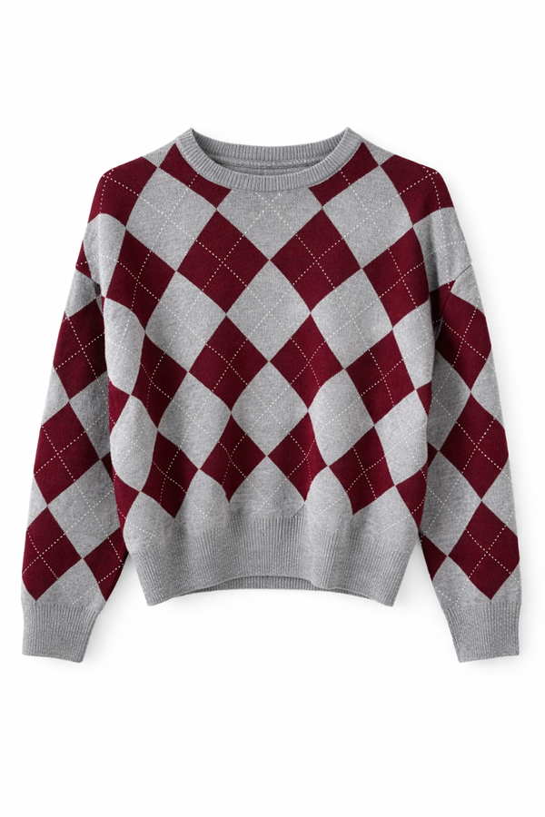 Sweter o klasycznym fasonie