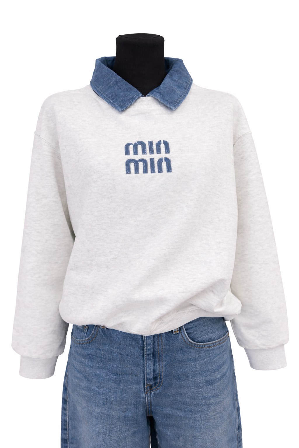 Bluza oversize szary