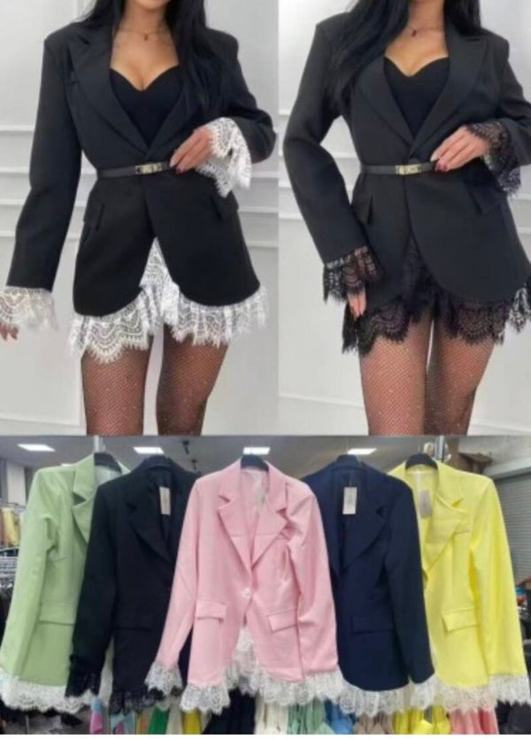 Marynarka z koronką