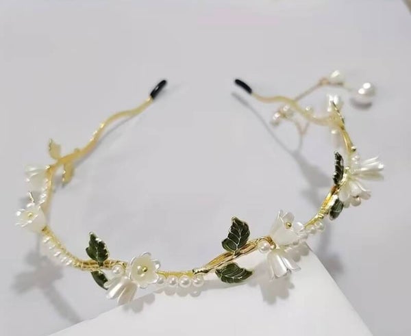 Opaska wianek z konwaliami