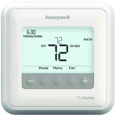 Honeywell T4 Pro Programmable Thermostat | 7 Day, 5-1-1 Day, 5-2 Day or Non-Program SKU #:TH4110U2005/U-RES MFG #:TH4110U2005/U