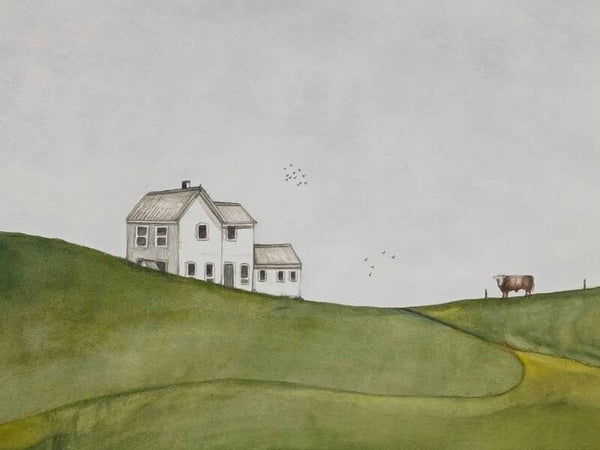 House on the Hill (Requires Framing)