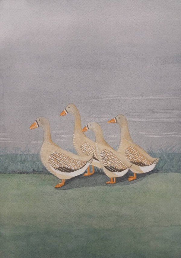 Four Geese (Requires Framing)