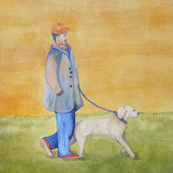 The Morning Walk (Requires Hanging)