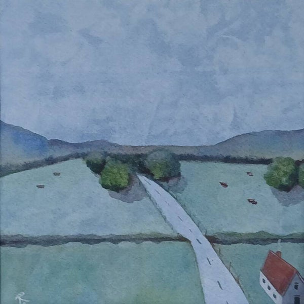 Hill Farm - Framed