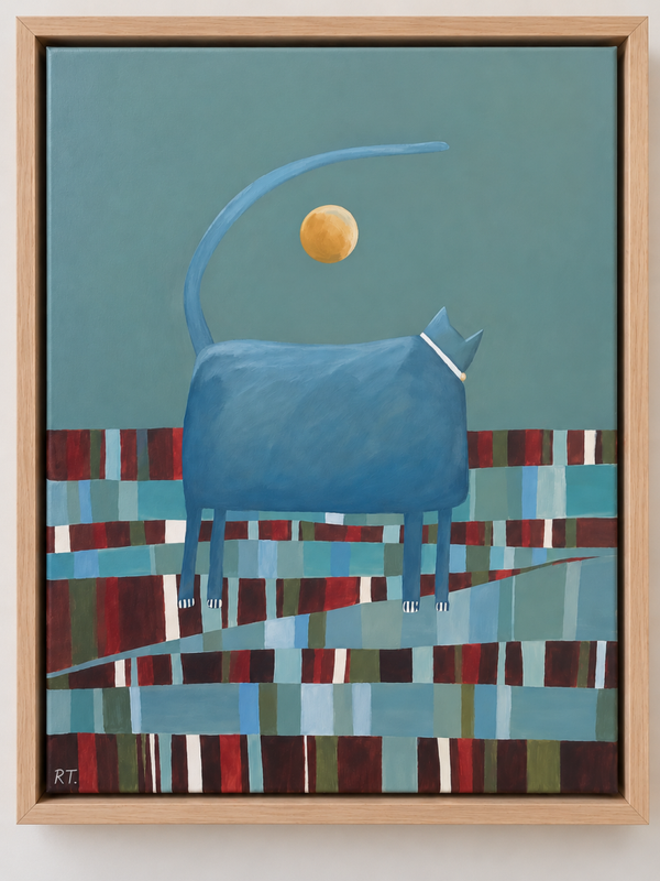 A Cat Called Tuesday (Framed Canvas)