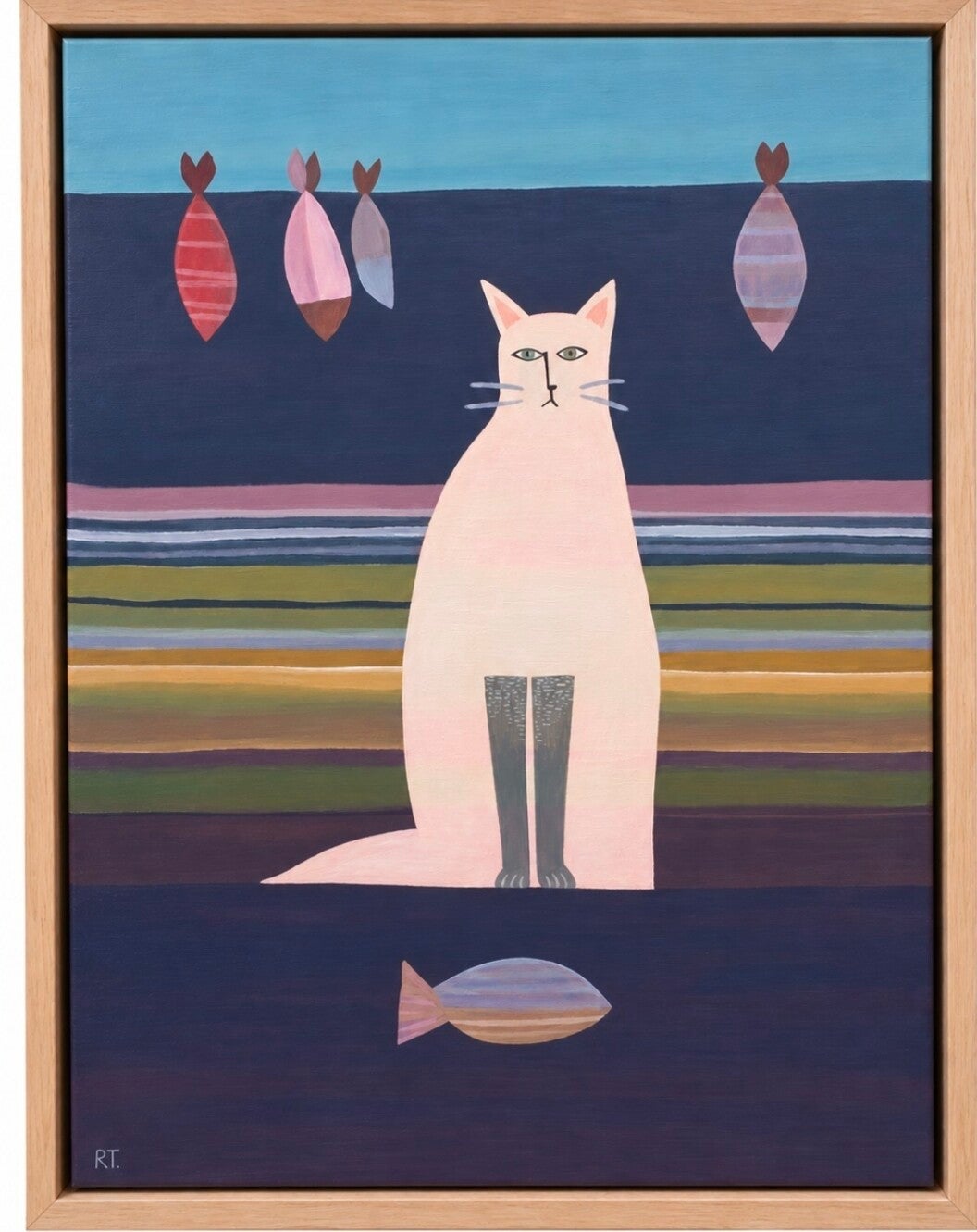 Something Fishy (Framed Canvas)