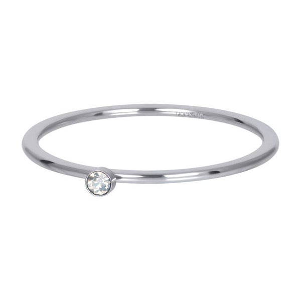 iXXXi Jewelry Blond flare 1 stone crystal Zilver