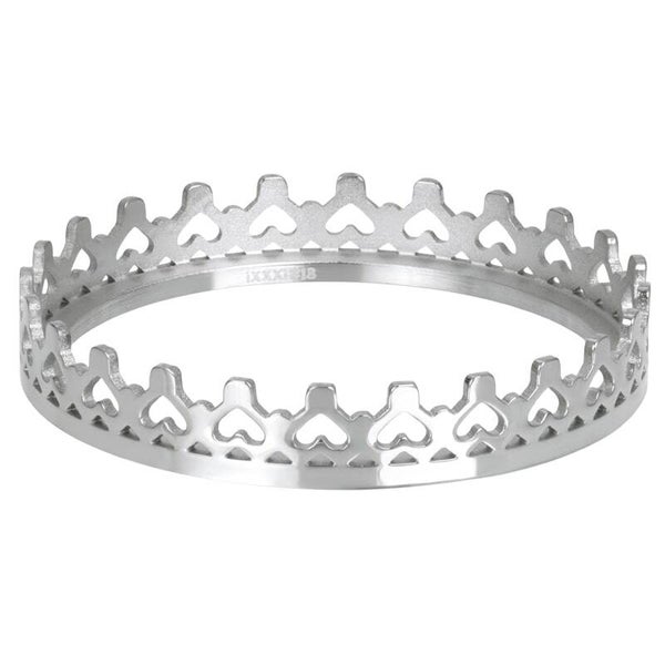 SALE iXXXi Jewelry vulring 4mm of 1mm Royal Crown Zilver