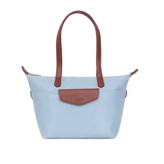 SALE Hexagona Pop Tote Bag Handtas Lichtblauw