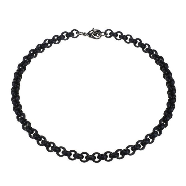 Camps & Camps Collier Black Jasseron Chain