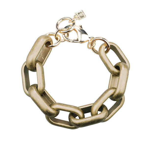 Camps & Camps Armband bronze oval link bracelet (brons)