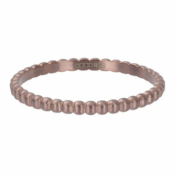 iXXXi Jewelry vulring 2mm bolletjes Bruin