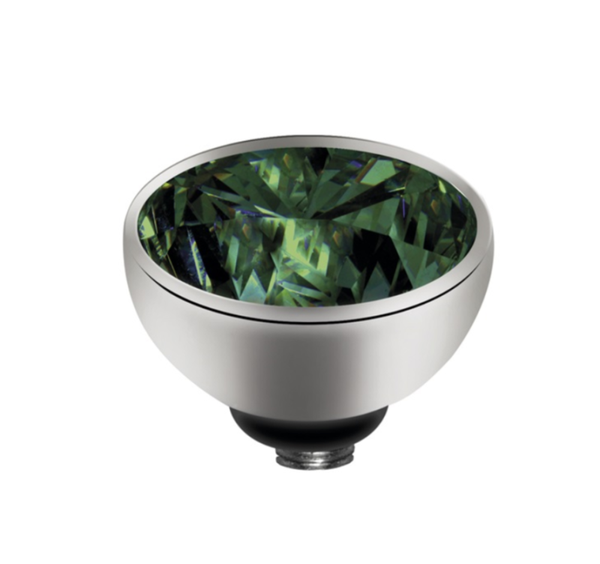 Melano Jewelry Twisted Basic CZ Stone Olive