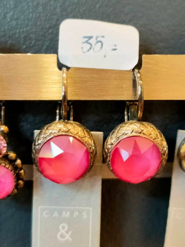 SALE Camps & Camps Dormeuses Zilver Swarovski Opaal Roze