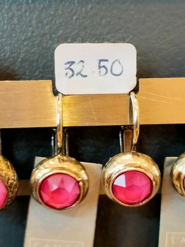 SALE Camps & Camps Dormeuses Zilver Swarovski Opaal Roze