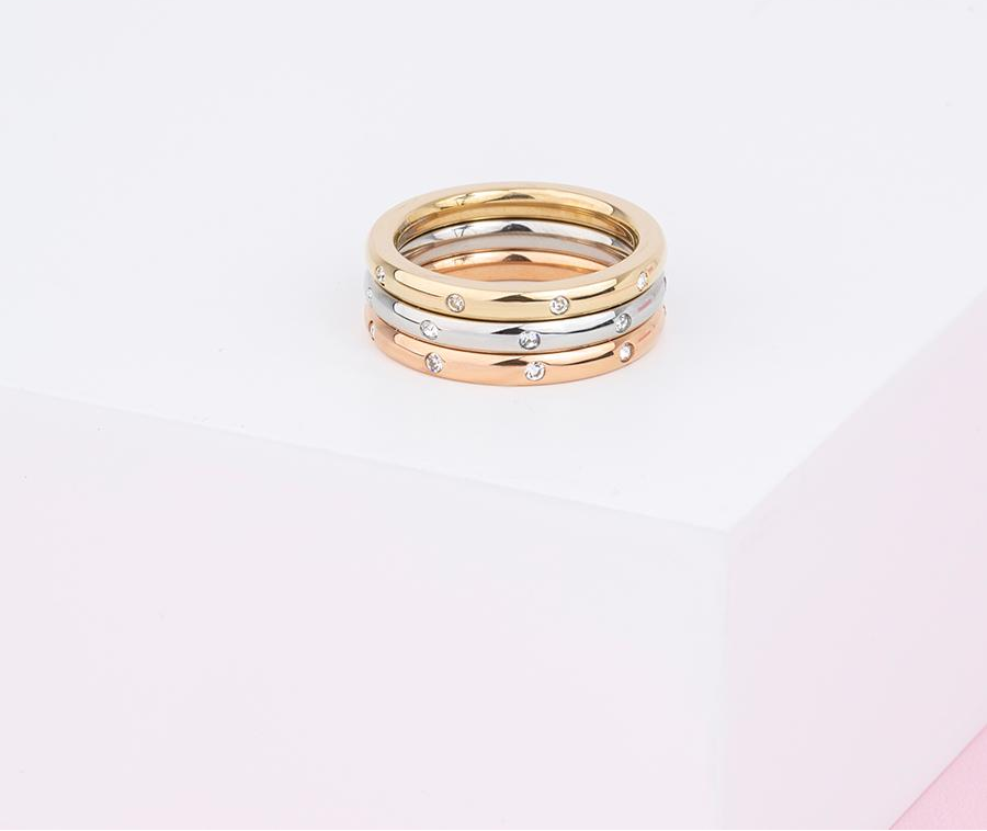 Melano Friends Pure Love Ring Set