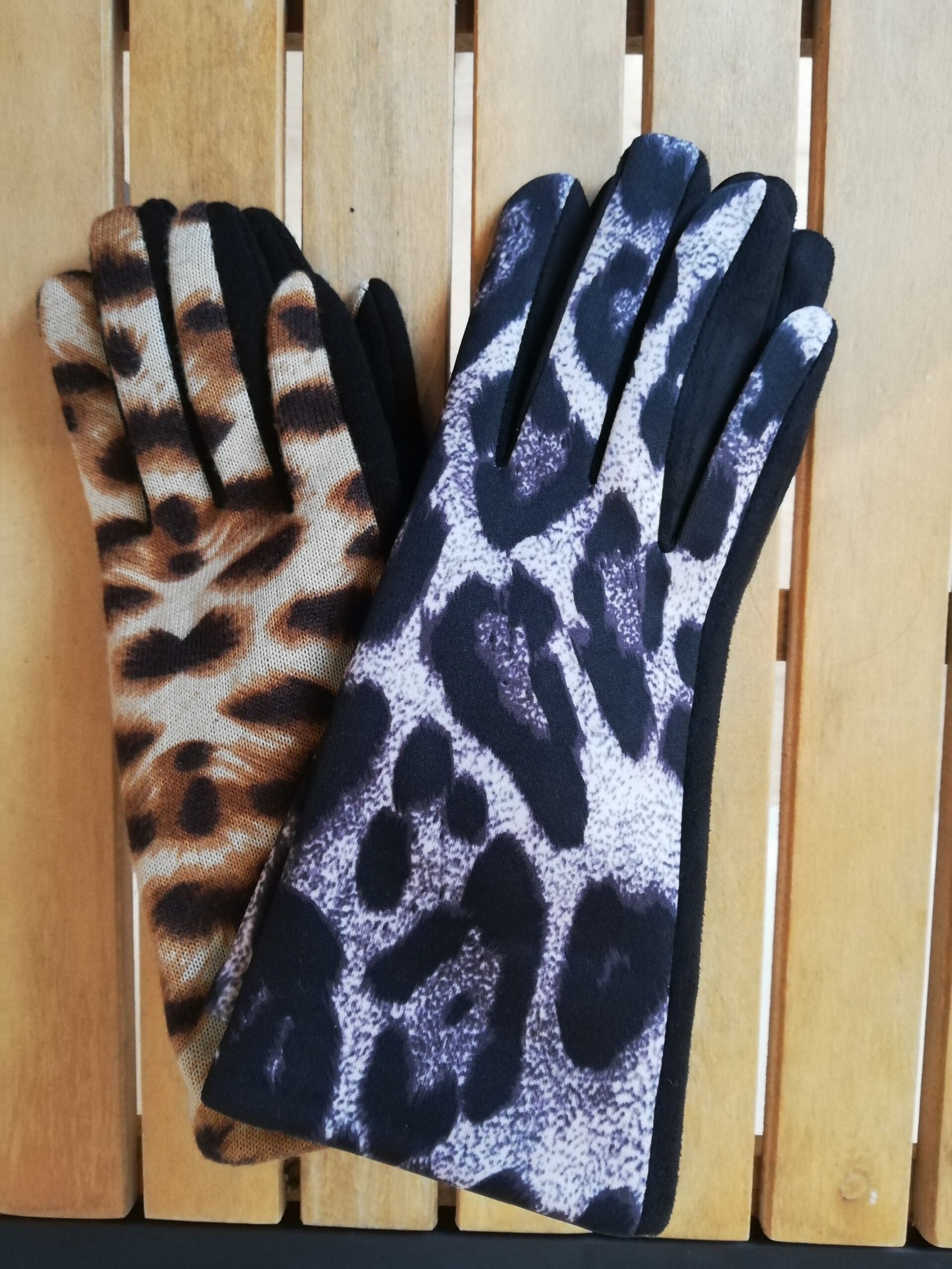 Handschoenen Gevoerd Panter Print