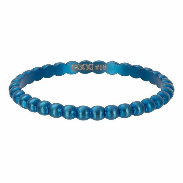 iXXXi Jewelry vulring 2mm bolletjes Blauw