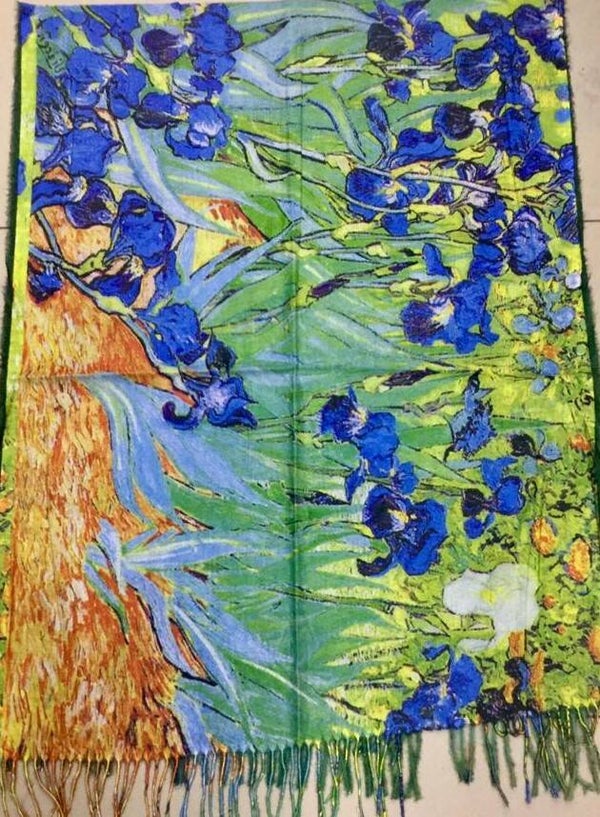 Kunst Sjaal Vincent van Gogh Irissen