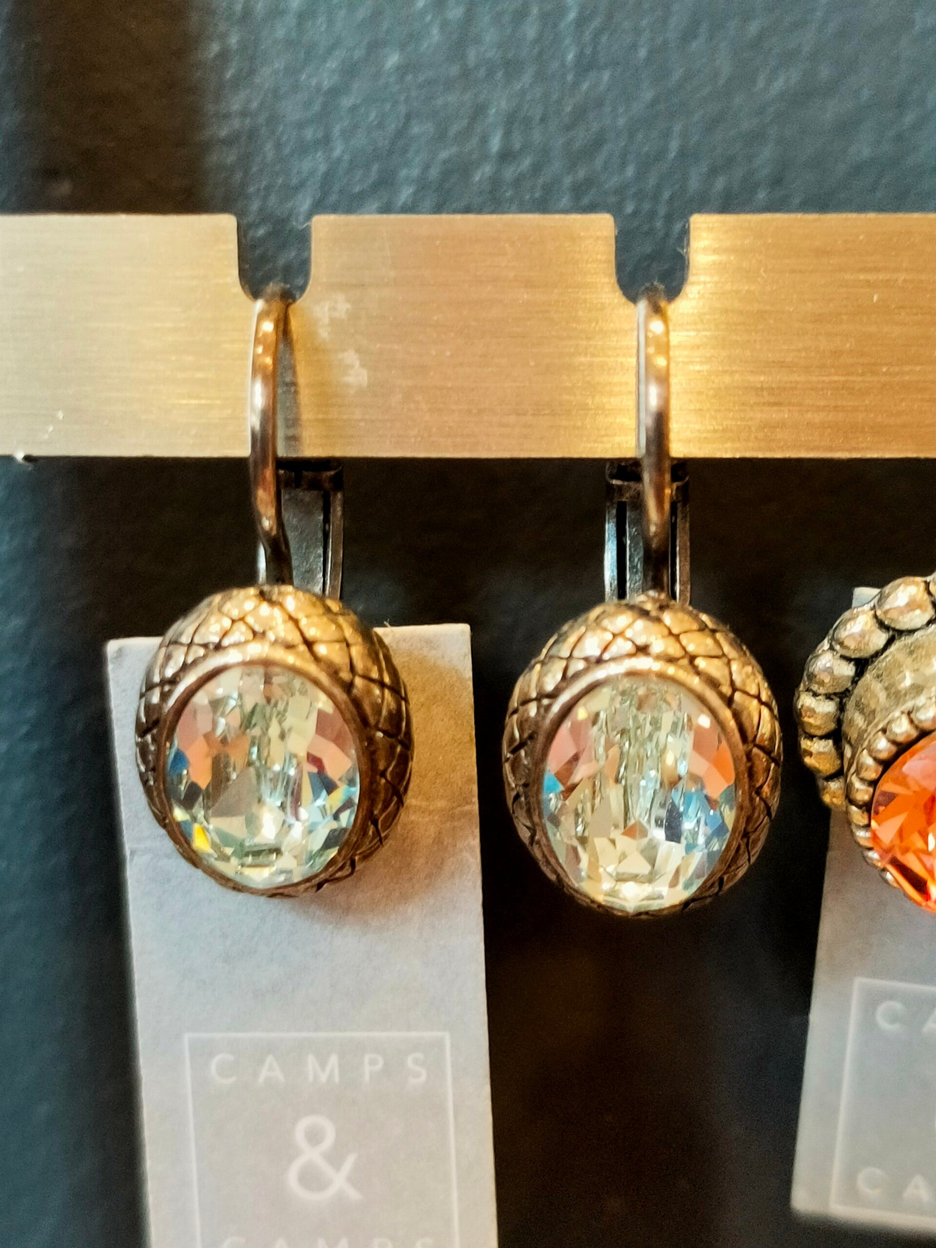 SALE Camps & Camps Dormeuses Zilver Swarovski Kristal Lichtblauw