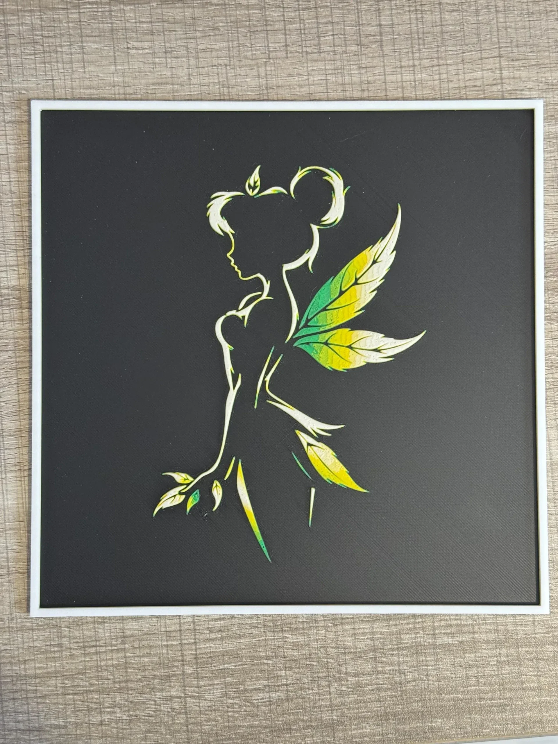 Tableau 3D Fée Clochette