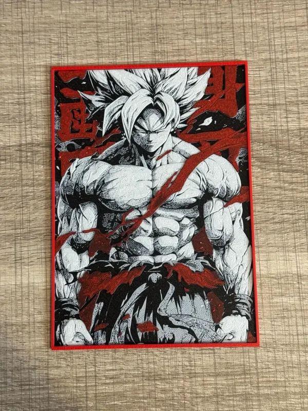 Tableau 3D Guerrier Saiyan