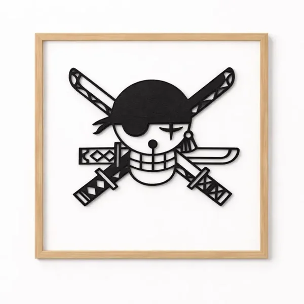Tête de mort avec sabres