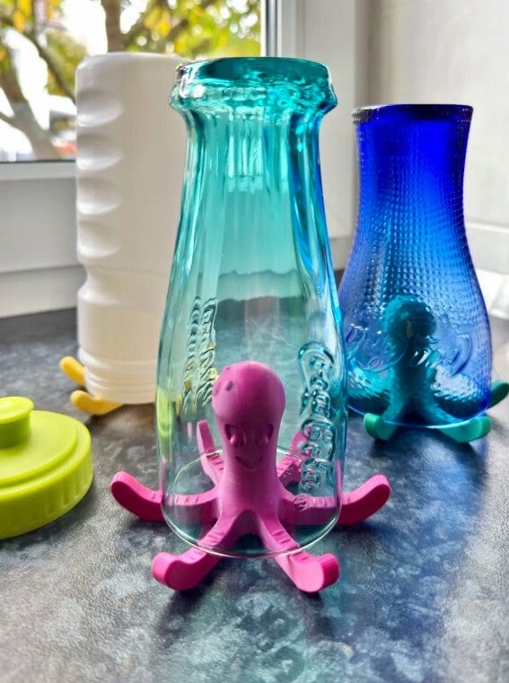 Pieuvre Égouttoir pour Bouteilles et Verres – Impression 3D