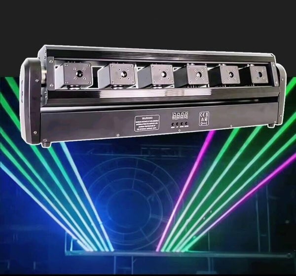 (New 2027) Laser barre 6x500mW RGB 3N1