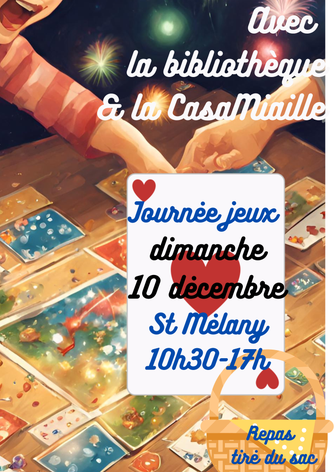 ST MÉLANY - JOURNÉE JEUX - 10/12/2023 - 10h30/17h