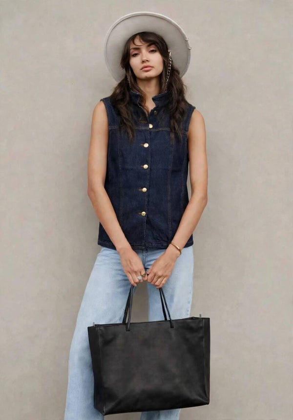 Denim Weste