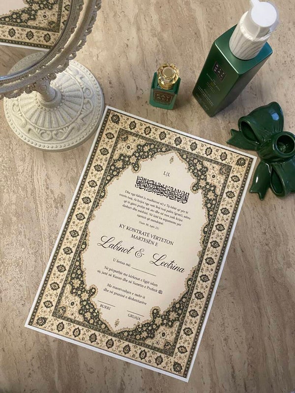 Nikkah Certificate