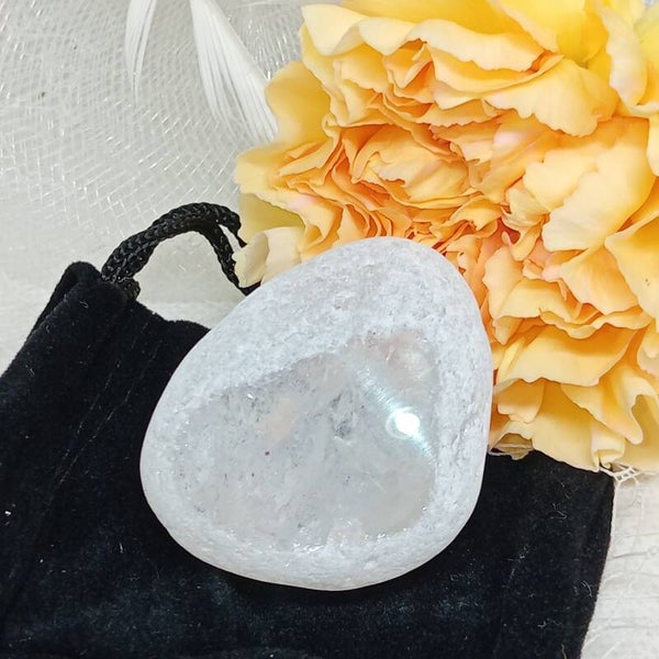 Cristal de Roche Naturel  - Pierre polie unique