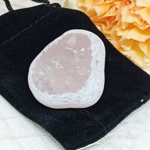 Quartz Rose naturel unique